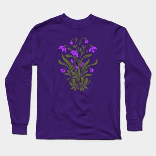 Purple Wildflowers Long Sleeve T-Shirt